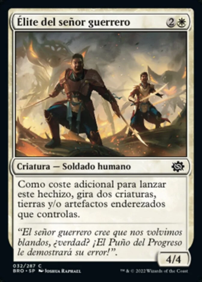 Élite del señor guerrero (The Brothers' War) - Magic: The Gathering in TCG Land México
