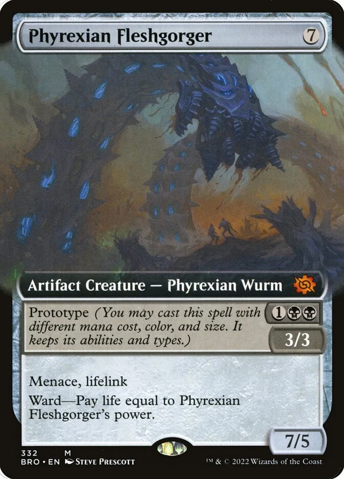 Phyrexian Fleshgorger (The Brothers' War) - Magic: The Gathering in TCG Land México
