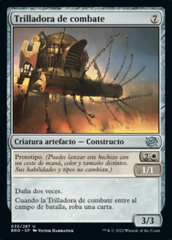 Trilladora de combate (The Brothers' War) - Magic: The Gathering in TCG Land México