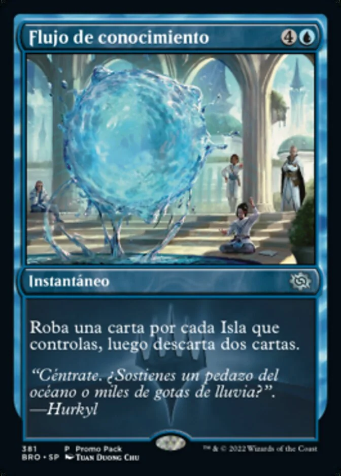 Flujo de conocimiento (The Brothers' War) - Magic: The Gathering in TCG Land