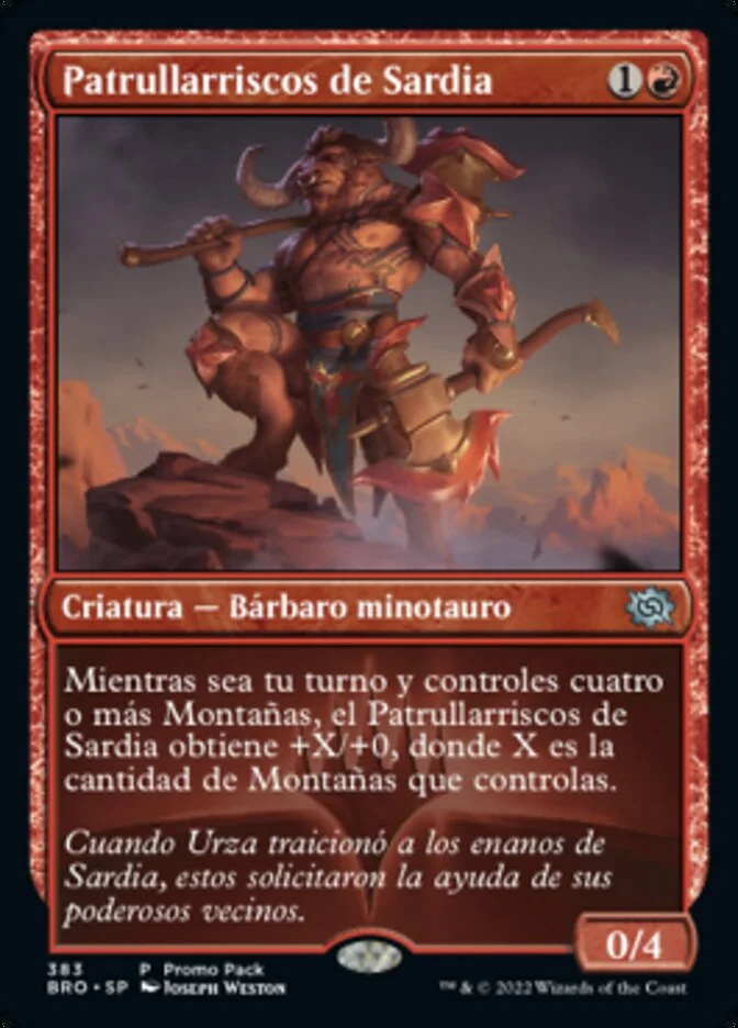 Patrullarriscos de Sardia (The Brothers' War) - Magic: The Gathering in TCG Land México