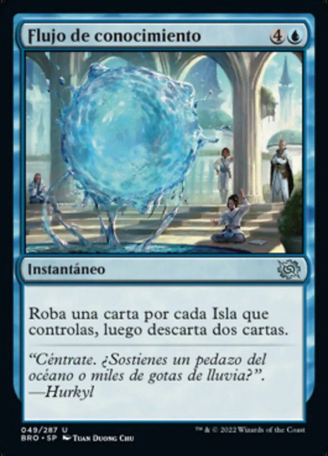 Flujo de conocimiento (The Brothers' War) - Magic: The Gathering in TCG Land México