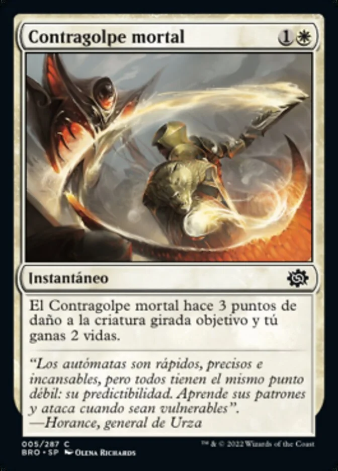 Contragolpe mortal (The Brothers' War) - Magic: The Gathering in TCG Land México