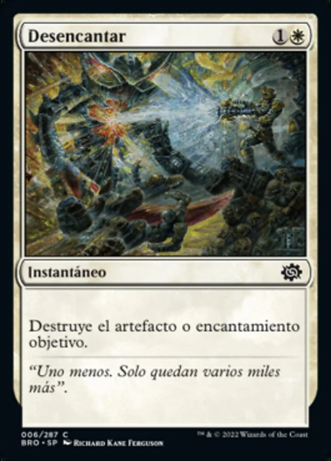 Desencantar (The Brothers' War) - Magic: The Gathering in TCG Land
