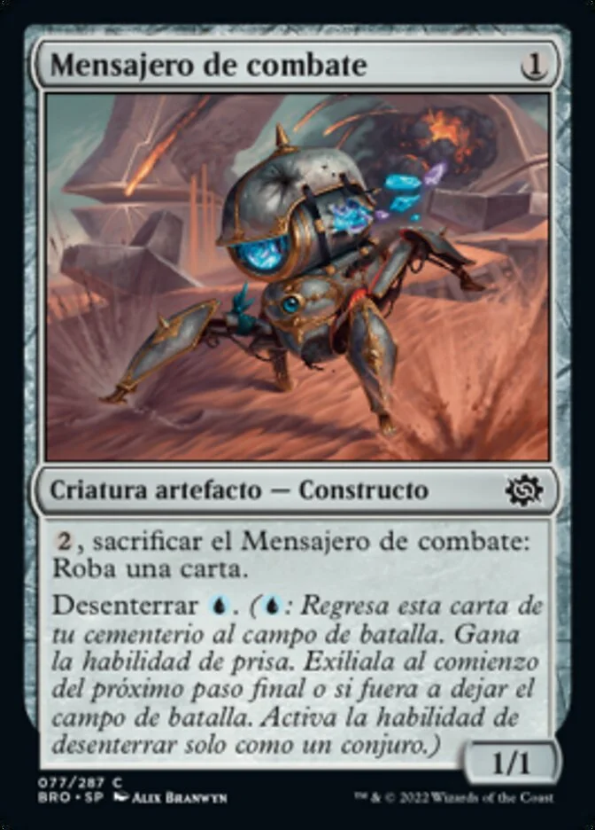 Mensajero de combate (The Brothers' War) - Magic: The Gathering in TCG Land México