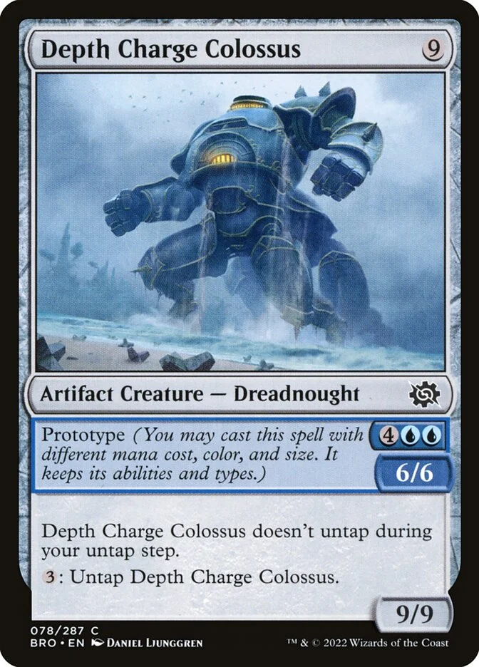 Depth Charge Colossus (The Brothers' War) - Magic: The Gathering in TCG Land