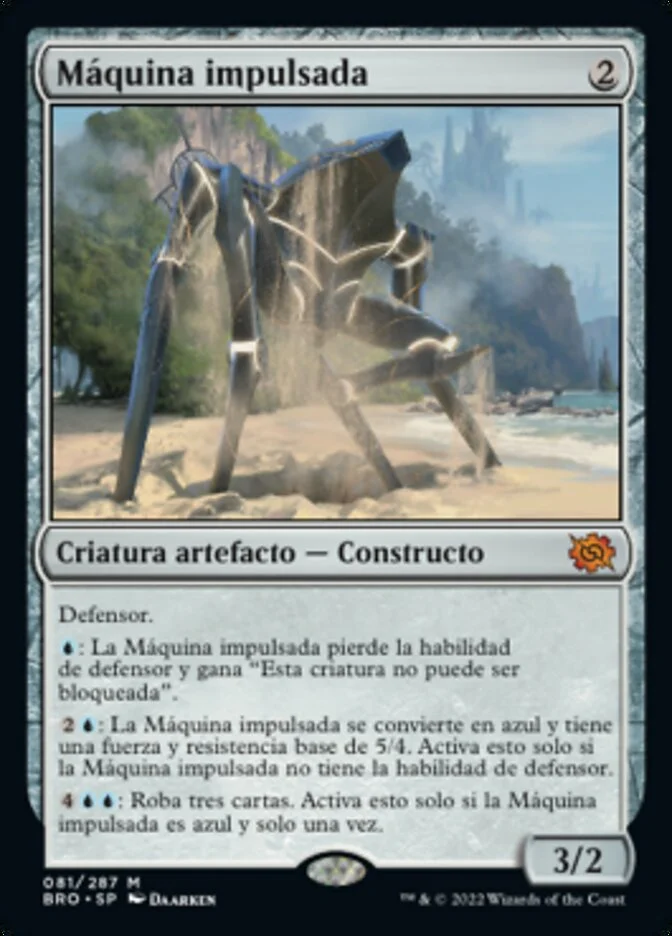 Máquina impulsada (The Brothers' War) - Magic: The Gathering in TCG Land México