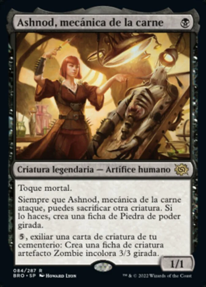 Ashnod, mecánica de la carne (The Brothers' War) - Magic: The Gathering in TCG Land México