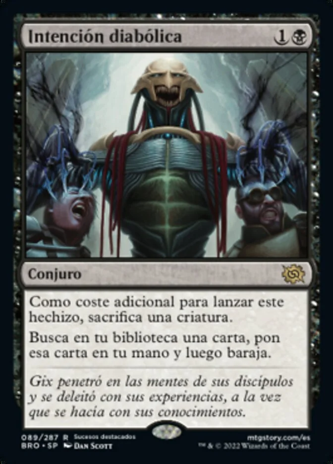 Intención diabólica (The Brothers' War) - Magic: The Gathering in TCG Land México