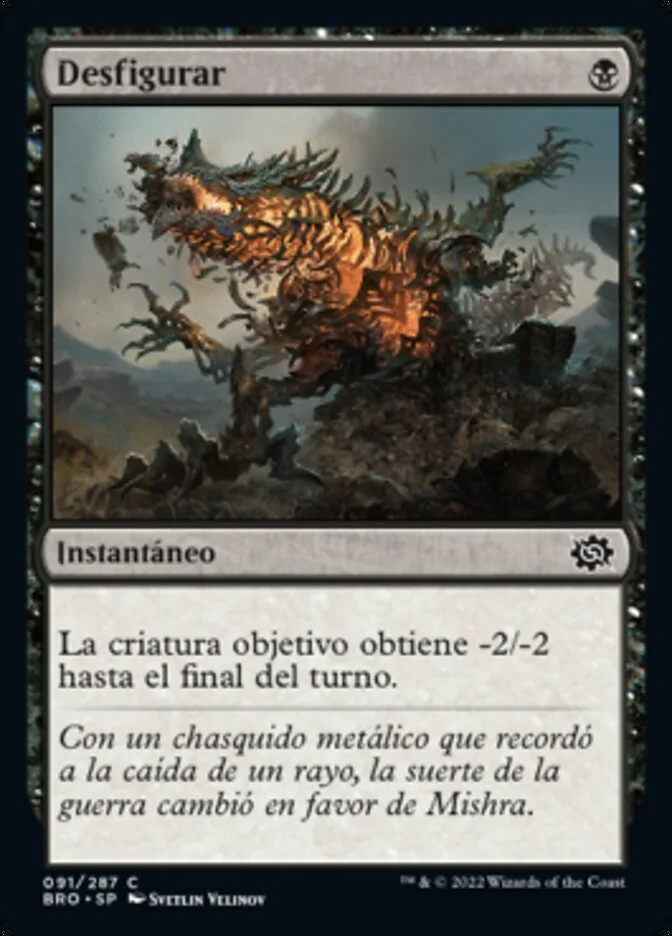 Desfigurar (The Brothers' War) - Magic: The Gathering in TCG Land