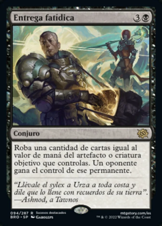 Entrega fatídica (The Brothers' War) - Magic: The Gathering in TCG Land México