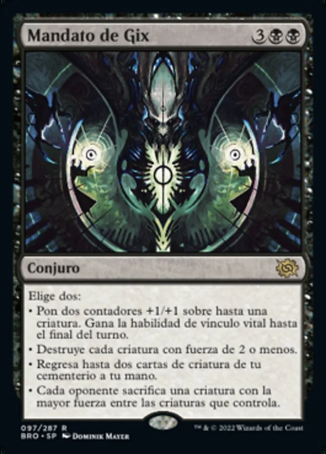 Mandato de Gix (The Brothers' War) - Magic: The Gathering in TCG Land
