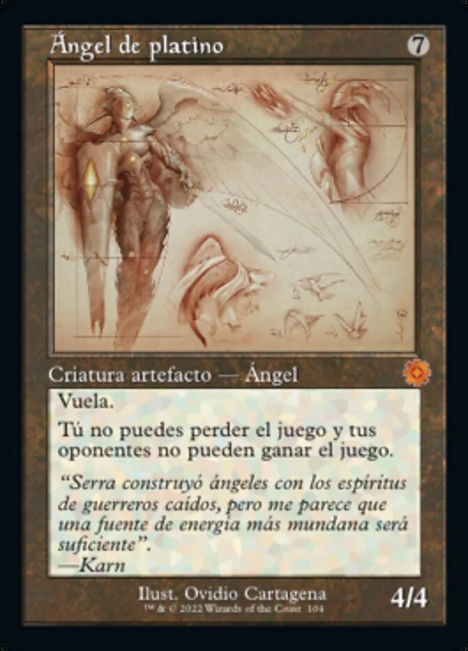 Ángel de platino (The Brothers' War Retro Artifacts) - Magic: The Gathering in TCG Land