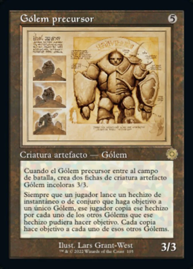 Gólem precursor (The Brothers' War Retro Artifacts) - Magic: The Gathering in TCG Land México