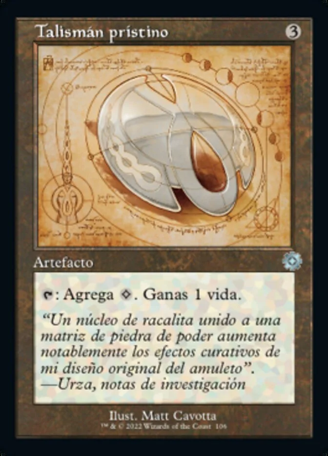 Talismán prístino (The Brothers' War Retro Artifacts) - Magic: The Gathering in TCG Land México