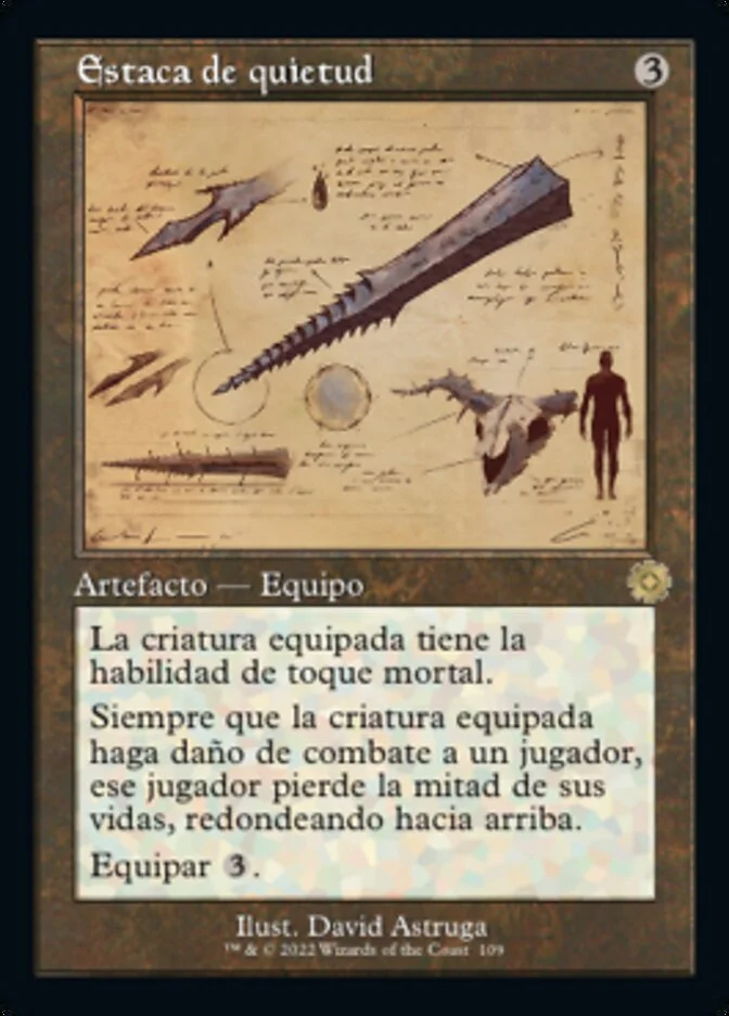 Estaca de quietud (The Brothers' War Retro Artifacts) - Magic: The Gathering in TCG Land México