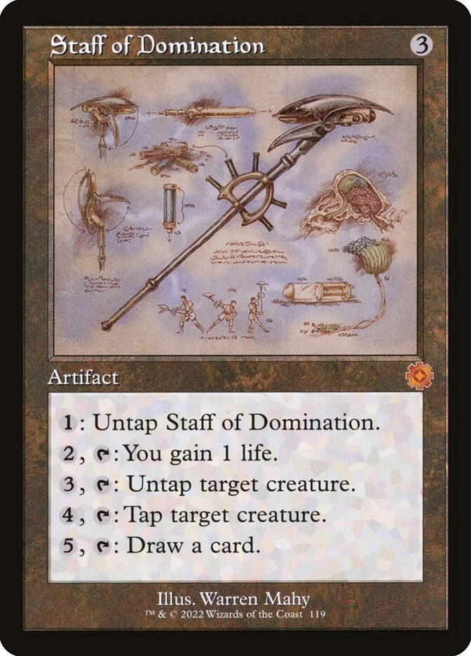 Staff of Domination (The Brothers' War Retro Artifacts) - Magic: The Gathering in TCG Land México