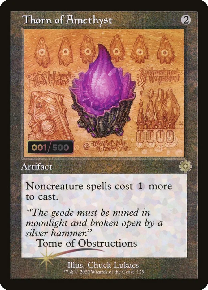 Thorn of Amethyst (The Brothers' War Retro Artifacts) - Magic: The Gathering in TCG Land