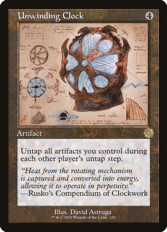 Unwinding Clock (The Brothers' War Retro Artifacts) - Magic: The Gathering in TCG Land México