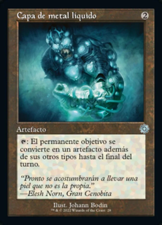 Capa de metal líquido (The Brothers' War Retro Artifacts) - Magic: The Gathering in TCG Land México