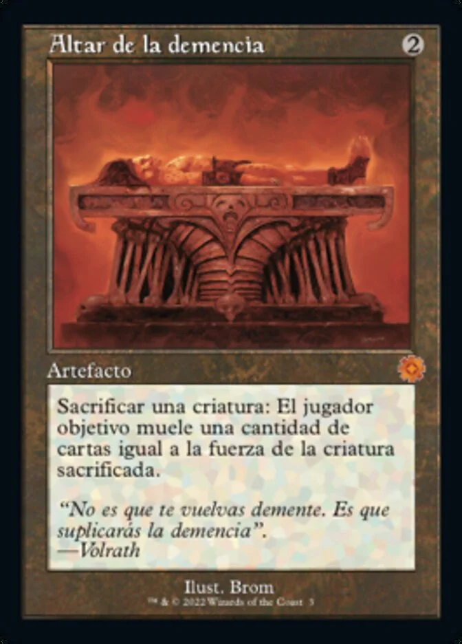 Altar de la demencia (The Brothers' War Retro Artifacts) - Magic: The Gathering in TCG Land México