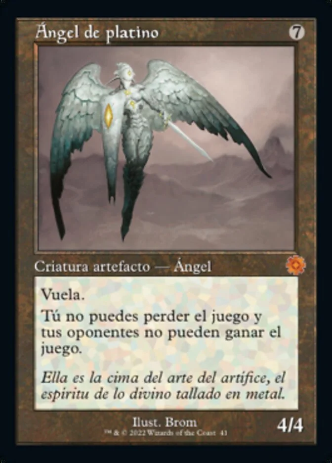 Ángel de platino (The Brothers' War Retro Artifacts) - Magic: The Gathering in TCG Land México