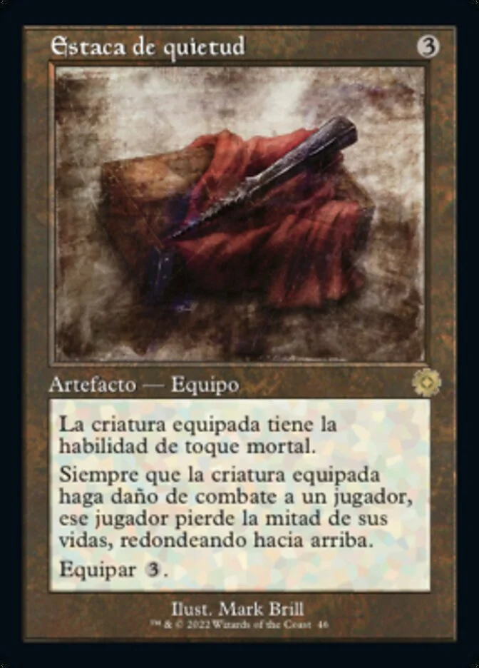 Estaca de quietud (The Brothers' War Retro Artifacts) - Magic: The Gathering in TCG Land México