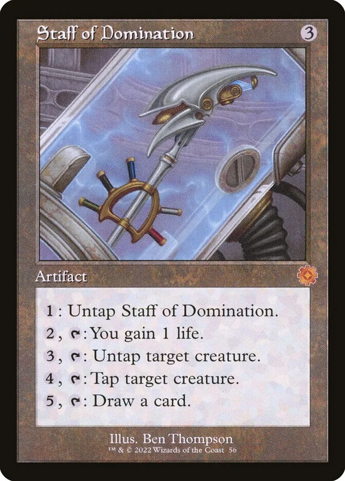 Staff of Domination (The Brothers' War Retro Artifacts) - Magic: The Gathering in TCG Land