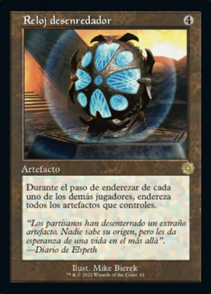 Reloj desenredador (The Brothers' War Retro Artifacts) - Magic: The Gathering in TCG Land México