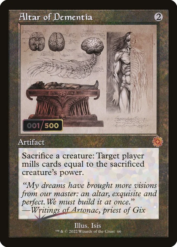Altar of Dementia (The Brothers' War Retro Artifacts) - Magic: The Gathering in TCG Land