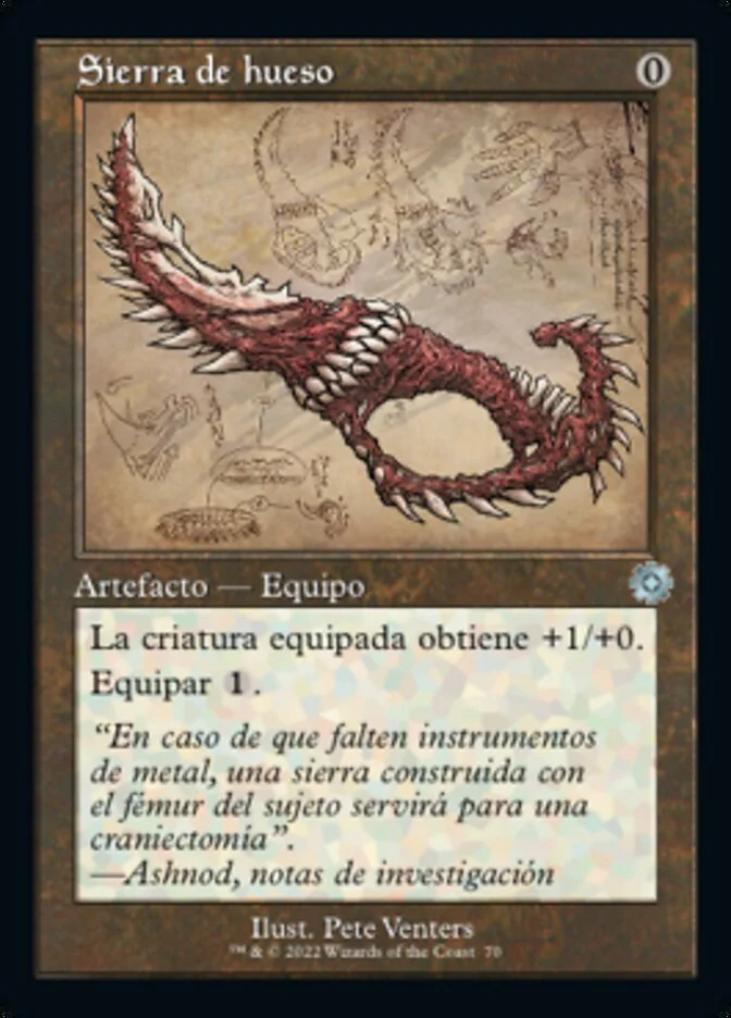 Sierra de hueso (The Brothers' War Retro Artifacts) - Magic: The Gathering in TCG Land México