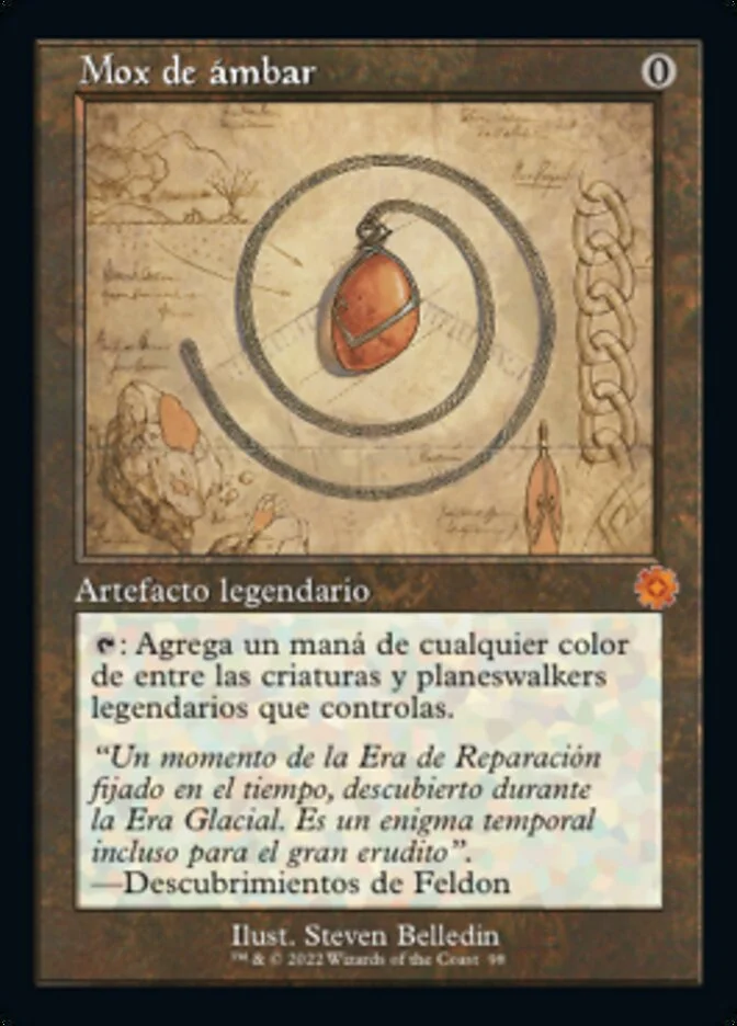 Mox de ámbar (The Brothers' War Retro Artifacts) - Magic: The Gathering in TCG Land México