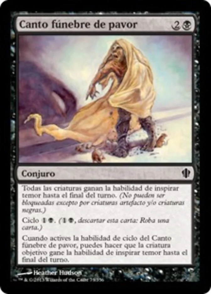 Canto fúnebre de pavor (Commander 2013) - Magic: The Gathering in TCG Land