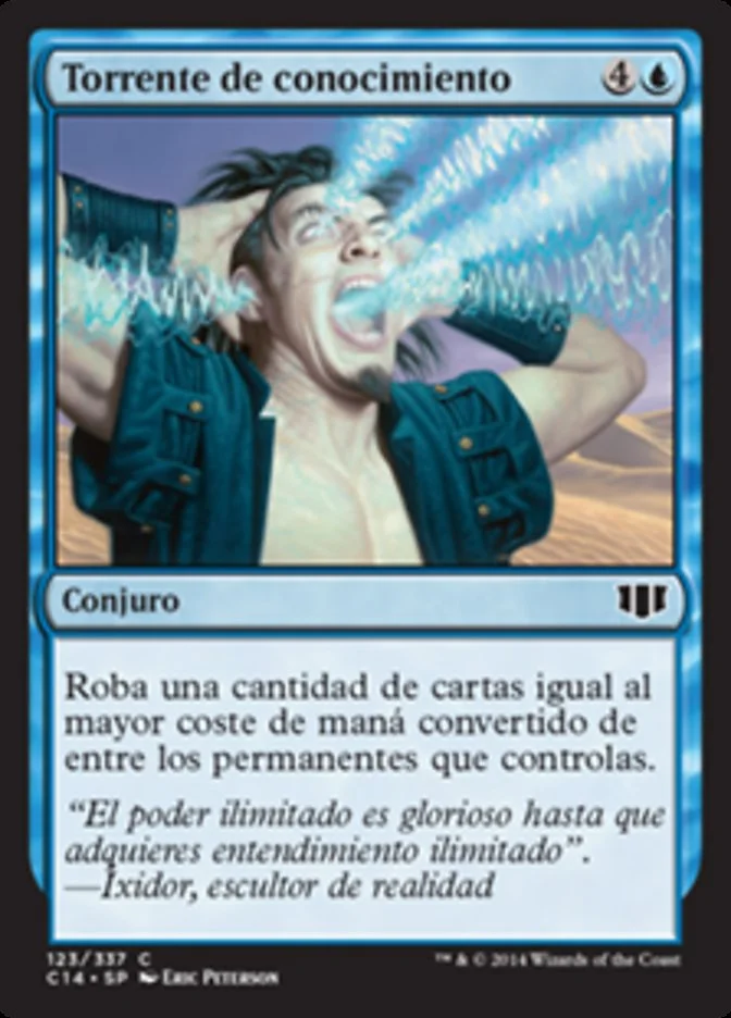 Torrente de conocimiento (Commander 2014) - Magic: The Gathering in TCG Land México