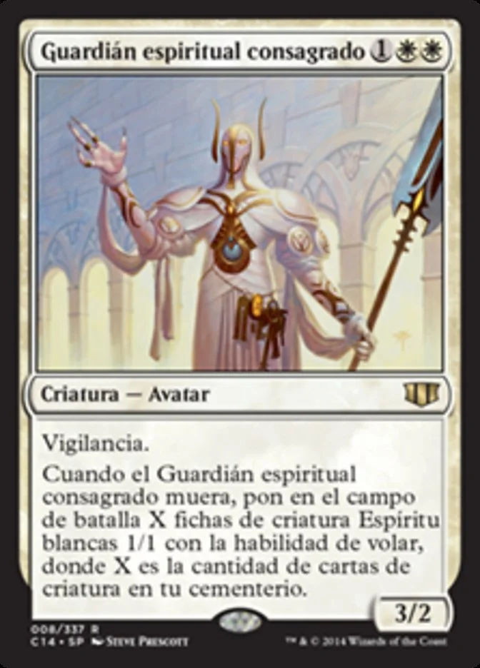 Guardián espiritual consagrado (Commander 2014) - Magic: The Gathering in TCG Land México