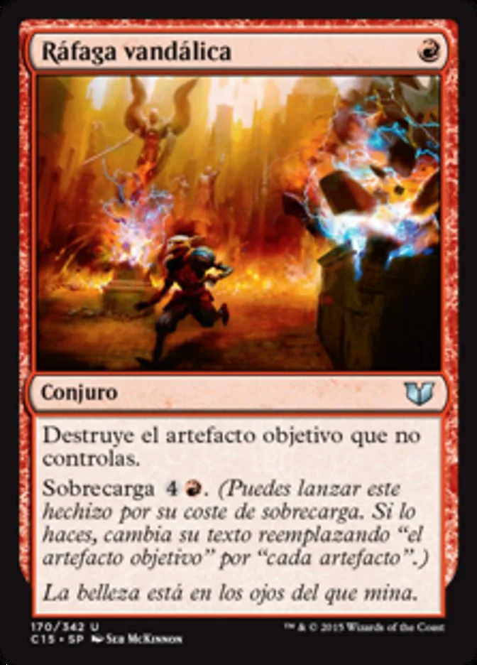 Ráfaga vandálica (Commander 2015) - Magic: The Gathering in TCG Land