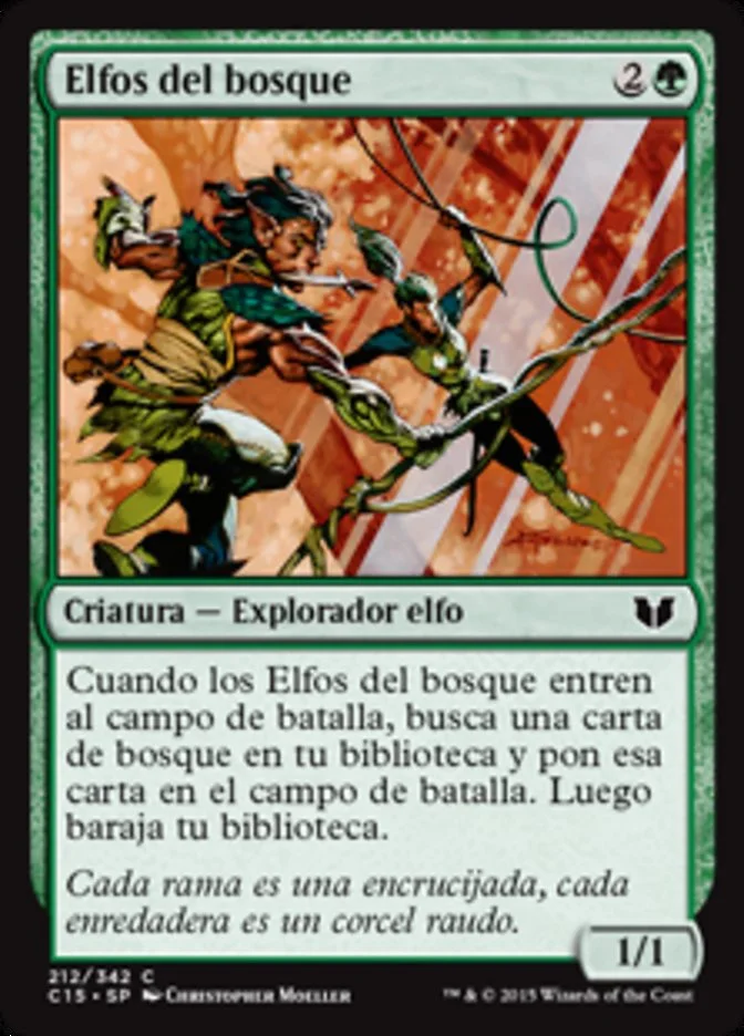 Elfos del bosque (Commander 2015) - Magic: The Gathering in TCG Land