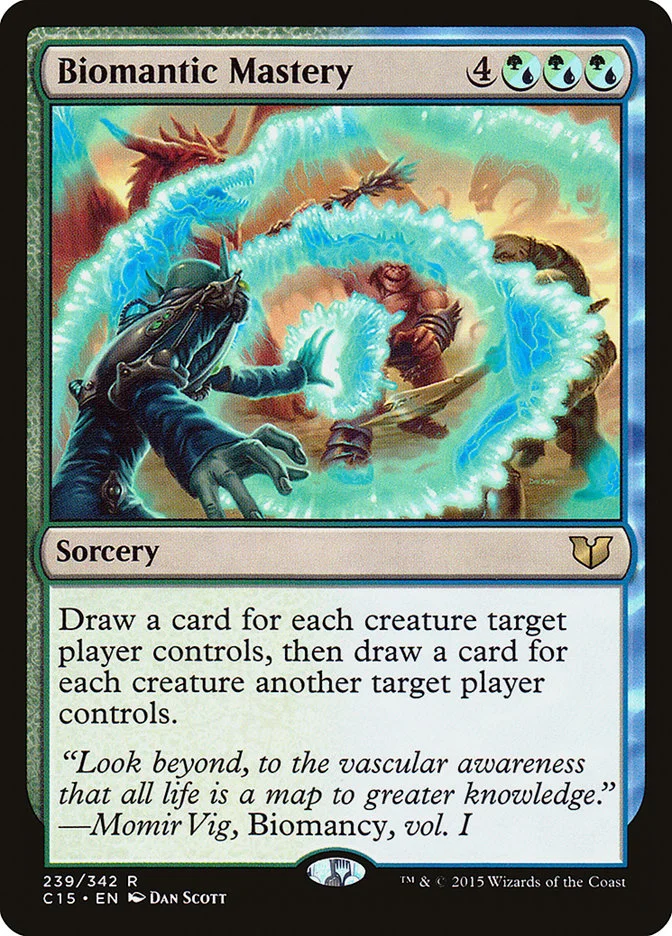 Biomantic Mastery (Commander 2015) - Magic: The Gathering in TCG Land