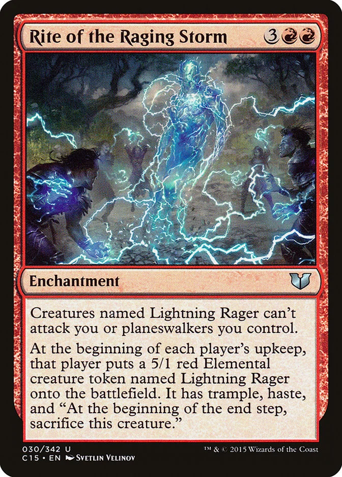 Rite of the Raging Storm (Commander 2015) - Magic: The Gathering in TCG Land