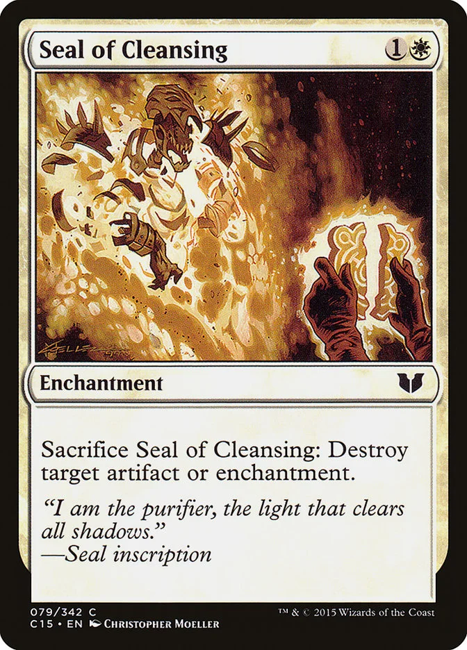 Seal of Cleansing (Commander 2015) - Magic: The Gathering in TCG Land México