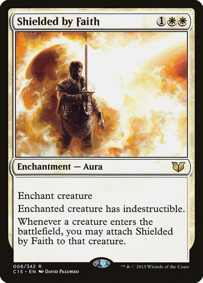 Shielded by Faith (Commander 2015) - Magic: The Gathering in TCG Land