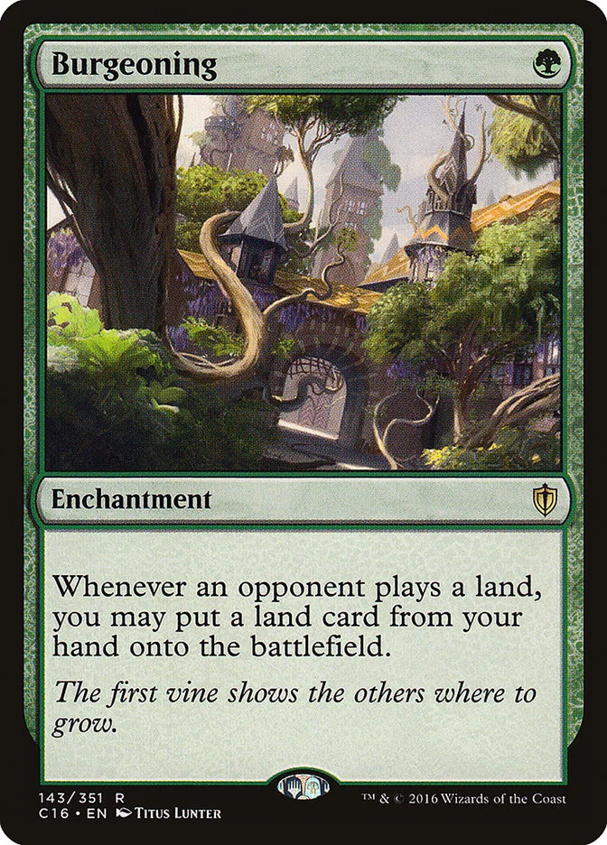 Burgeoning (Commander 2016) - Magic: The Gathering in TCG Land
