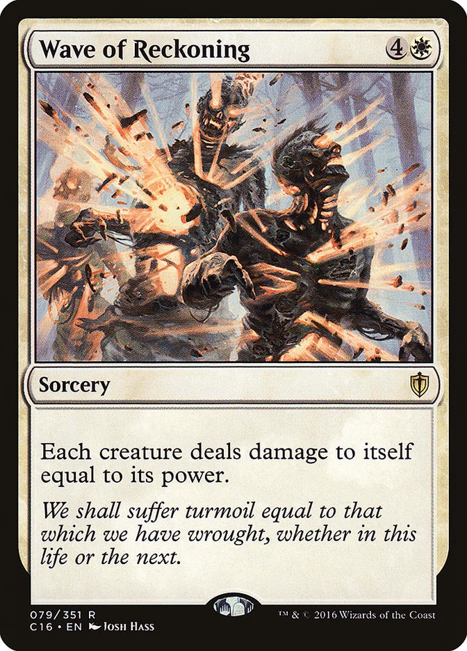 Wave of Reckoning (Commander 2016) - Magic: The Gathering in TCG Land