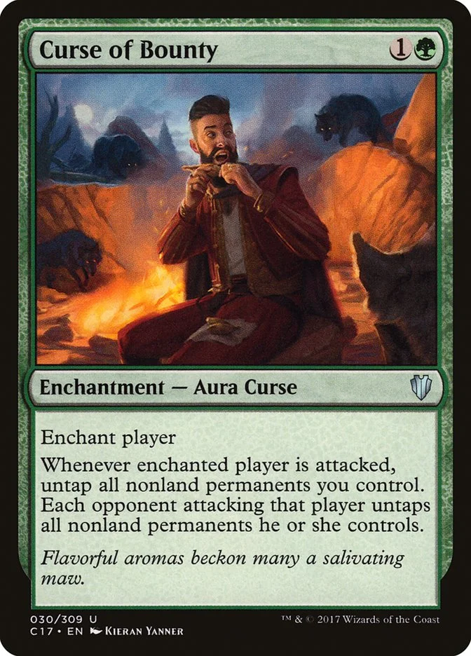 Curse of Bounty (Commander 2017) - Magic: The Gathering in TCG Land