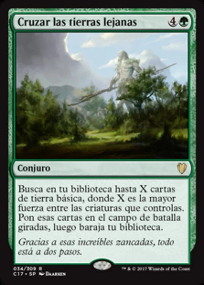 Cruzar las tierras lejanas (Commander 2017) - Magic: The Gathering in TCG Land