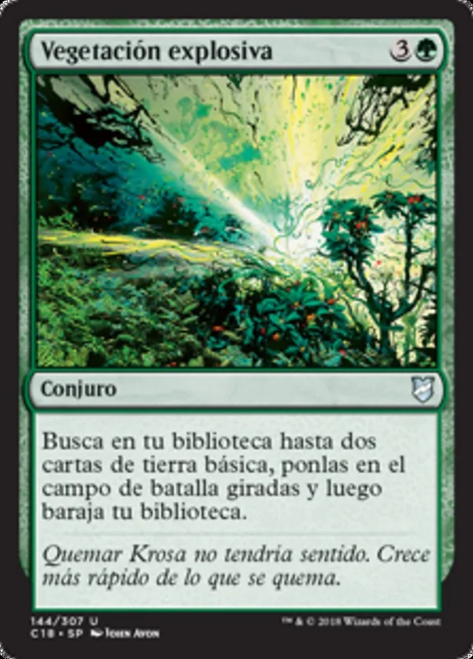 Vegetación explosiva (Commander 2018) - Magic: The Gathering in TCG Land
