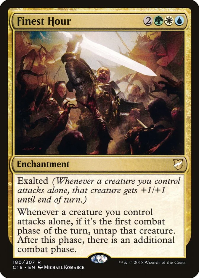 Finest Hour (Commander 2018) - Magic: The Gathering in TCG Land