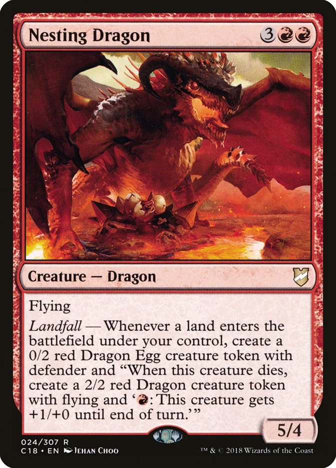 Nesting Dragon (Commander 2018) - Magic: The Gathering in TCG Land