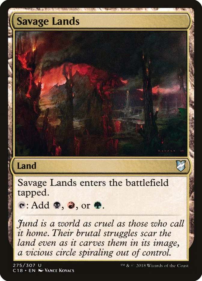 Savage Lands (Commander 2018) - Magic: The Gathering in TCG Land