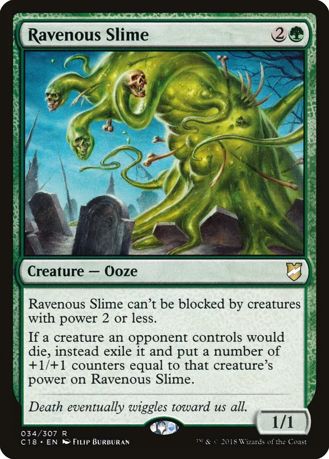 Ravenous Slime (Commander 2018) - Magic: The Gathering in TCG Land